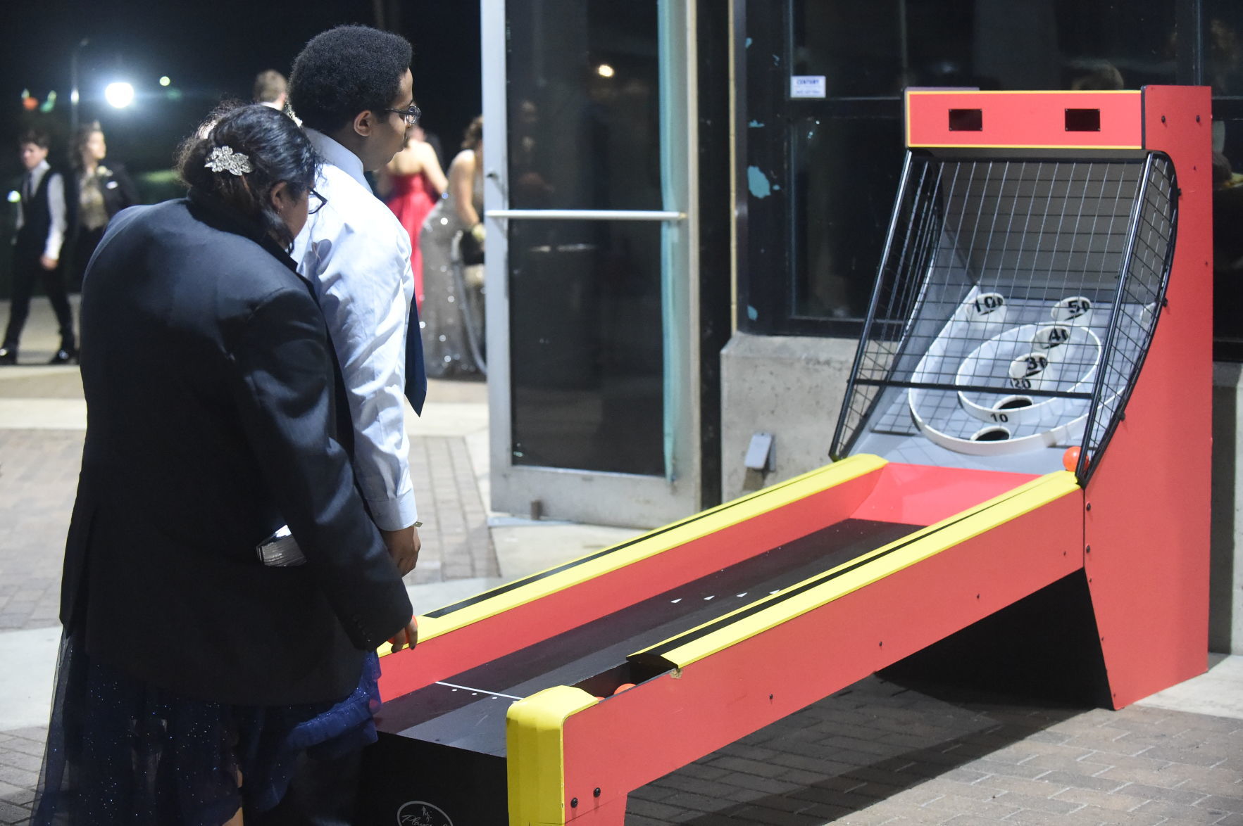 Skeeball at Prom, because why not?